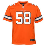 Von Miller #58 Denver Broncos Youth Orange Color Rush Game Jersey
