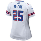 LeSean McCoy #25 Buffalo Bills Women's White Game Jersey