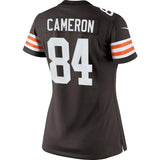 Jordan Cameron #84 Cleveland Browns Historic Logo Women's Brown