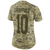 Jimmy Garoppolo #10 San Francisco 49ers Women's Camo Salute to Service Limited Jersey