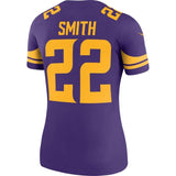 Harrison Smith #22 Minnesota Vikings Women's Purple Color Rush Legend Jersey