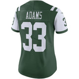 Jamal Adams #33 New York Jets Women's Green Vapor Untouchable Limited Jersey