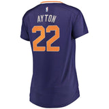 DeAndre Ayton #22 Phoenix Suns Women's Purple Fast Break Replica Jersey