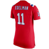 Julian Edelman #11 New England Patriots Women's Red Super Bowl LIII Bound Alternate Game Jersey
