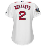 Xander Bogaerts #2 Boston Red Sox Women's White 2018 World Series Champions