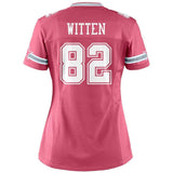 Jason Witten #82 Dallas Cowboys Women's Pink Game Jersey