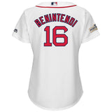 Andrew Benintendi #16 Boston Red Sox Women's White 2017 Postseason