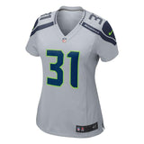 Kam Chancellor #31 Seattle Seahawks Women's Gray Game Jersey