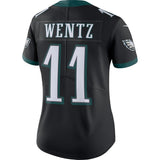 Carson Wentz #11 Philadelphia Eagles Women's Vapor Untouchable Limited Jersey