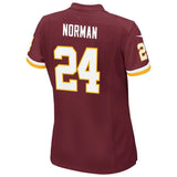 Josh Norman #24 Washington Redskins Women's Burgundy Game Jersey