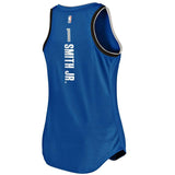 Dennis Smith Jr #1 Dallas Mavericks Women's Royal Fast Break Tank - Icon Edition
