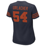 Brian Urlacher #54 Chicago Bears Women's Navy Blue Alternate Game Jersey