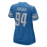 Ziggy Ansah #94 Detroit Lions Women's Blue 2017 Game Jersey