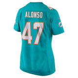 Kiko Alonso #47 Miami Dolphins Women's Aqua/White New 2018 Game Jersey