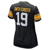 JuJu Smith-Schuster #19 Pittsburgh Steelers Women's Black Alternate Game Jersey