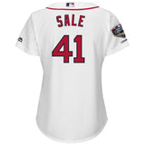 Chris Sale #41 Boston Red Sox Women's White 2018 World Series Champions
