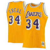 Shaquille O'Neal #34 Los Angeles Lakers 1996-97 Hardwood Classics Mens Swingman Jersey