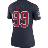 J.J. Watt #99 Houston Texans Women's Navy Color Rush Legend Jersey