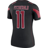 Larry Fitzgerald #11 Arizona Cardinals Women's Black Color Rush Legend Jersey