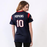 DeAndre Hopkins #10 Houston Texans Women's Navy Game Jersey