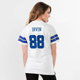 Michael Irvin #88 Dallas Cowboys Women's White Retired Game Jersey