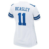 Cole Beasley #11 Dallas Cowboys Women's White Game Jersey