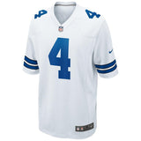 Dak Prescott #4 Dallas Cowboys Youth Navy/White Game Jersey