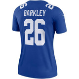 Saquon Barkley #26 New York Giants Women's Royal Legend Jersey