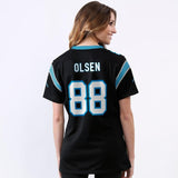 Greg Olsen #88 Carolina Panthers Women's Black Game Jersey