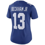 Odell Beckham Jr #13 New York Giants Women's Royal Vapor Untouchable Limited Player Jersey