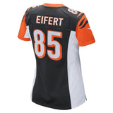 Tyler Eifert #85 Cincinnati Bengals Women's Black 50th Anniversary Patch Game