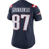 Rob Gronkowski #87 New England Patriots Women's Navy Vapor Untouchable Color Rush Limited Player Jersey
