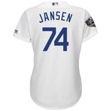 Kenley Jansen #74 Los Angeles Dodgers Women's White 2018 World Series