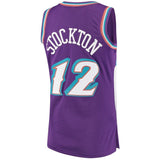 John Stockton #12 Utah Jazz 1996-97 Hardwood Classics Mens Swingman Jersey