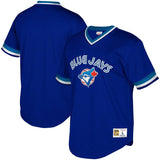 Toronto Blue Jays Youth Royal Cooperstown Collection Mesh Wordmark V-Neck Jersey