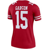 Pierre Garcon #15 San Francisco 49ers Women's Scarlet Legend Jersey