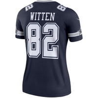 Jason Witten #82 Dallas Cowboys Women's Navy Legend Jersey