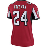 Devonta Freeman #24 Atlanta Falcons Women's Red Legend Jersey