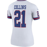 Landon Collins #21 New York Giants Women's White Color Rush Legend Player Jersey