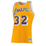Magic Johnson #32 Los Angeles Lakers 1984-85 Hardwood Classics Mens Swingman Jersey