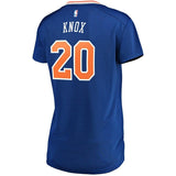 Kevin Knox #20 New York Knicks Women's Blue Fast Break Replica Jersey