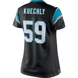 Luke Kuechly #59 Carolina Panthers Women's Black Limited Jersey