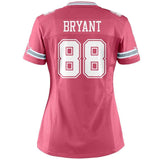 Dez Bryant #88 Dallas Cowboys Women's Pink Game Jersey