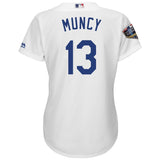 Max Muncy #13 Los Angeles Dodgers Women's White 2018 World Series