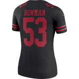 NaVorro Bowman #53 San Francisco 49ers Women's Black Color Rush Legend Jersey