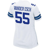 Leighton Vander #55 Esch Dallas Cowboys Women's White Game Jersey