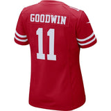 Marquise Goodwin #11 San Francisco 49ers Women's Scarlet Game Jersey
