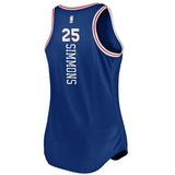 Ben Simmons #25 Philadelphia 76ers Women's Royal Fast Break Tank Jersey