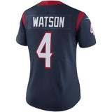 Deshaun Watson #4 Houston Texans Women's Navy Vapor Untouchable Limited