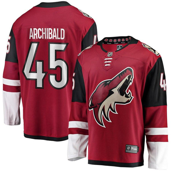 Fanatics Branded Josh Archibald Arizona Coyotes Garnet Breakaway Player Jersey